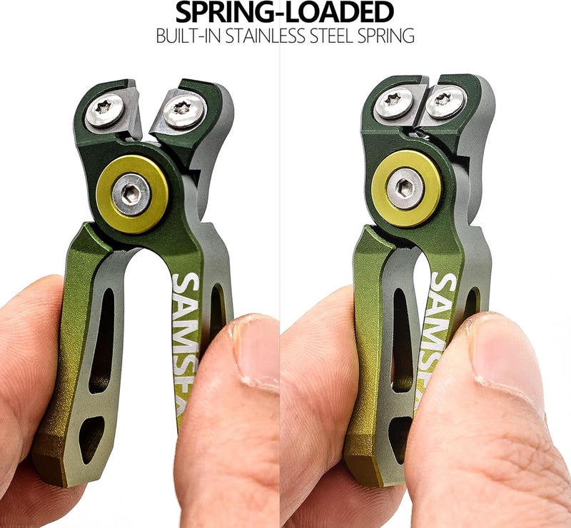 SAMSFX MINI Fishing Line Cutters with Retractors, Braid Scissors,Tungsten Line Cutter That Cut Braid, Mono and Fluoro Lines Clean & Smooth Fly Fishing Equipment - Image 3